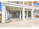 View of home's garage and supporting beams, showing plenty of room for parking and other storage at 318 Vista Dr., Murrells Inlet, SC 29576