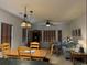 Open-concept living and dining area with bright lighting and comfortable seating at 4603 Arran Ct. # C, Myrtle Beach, SC 29579