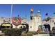 Exterior view of Medieval Times showing stone facade, flags, and medieval theming at 4603 Arran Ct. # C, Myrtle Beach, SC 29579