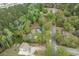 Aerial view of a home surrounded by lush trees at 1047 Holt Rd., Conway, SC 29526