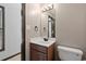 Bathroom featuring a neutral color scheme, a sink with vanity and toilet at 1047 Holt Rd., Conway, SC 29526