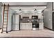 Well-lit kitchen features stainless steel appliances, tile backsplash, granite countertops, and ample cabinet space at 1047 Holt Rd., Conway, SC 29526