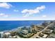 Panoramic aerial view of oceanfront hotel at 1105 S Ocean Blvd, with beach access at 1105 Coral Beach Circle # 438, Myrtle Beach, SC 29577