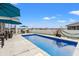 Beautiful in-ground pool with ample space for lounging and enjoying the outdoors at 1210 Harbison Circle, Myrtle Beach, SC 29579