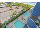 Breathtaking aerial view of resort amenities, including pools, parking, and ocean access at 2001 S Ocean Blvd. # 720, Myrtle Beach, SC 29577