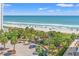 Amazing beach view with parking, lush trees, and walkways to the ocean at 2001 S Ocean Blvd. # 720, Myrtle Beach, SC 29577