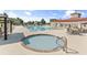 Resort-style pool area featuring a pool, hot tub, and plenty of seating at 4025 Captiva Row, Myrtle Beach, SC 29579