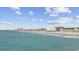 Panoramic beach view overlooking pier and ocean at 412 Seaside Dr. S, Surfside Beach, SC 29575