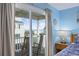 Bedroom with private balcony that offers views of the beach at 412 Seaside Dr. S, Surfside Beach, SC 29575