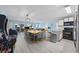 Spacious living space showcasing the kitchen, dining, and living areas at 412 Seaside Dr. S, Surfside Beach, SC 29575