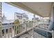 Stunning view from a porch with outdoor seating and views of the beach at 412 Seaside Dr. S, Surfside Beach, SC 29575