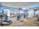 Community gym featuring modern exercise equipment with treadmills, weight machines, and light-blue paint at 4850 Cantor Ct. # 202, North Myrtle Beach, SC 29582