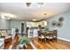 Open-concept living space combines kitchen, dining, and living areas for seamless entertaining at 4850 Cantor Ct. # 202, North Myrtle Beach, SC 29582