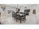 Elegant dining room featuring a chandelier and a dining table perfect for Gathering gatherings at 5825 Peachtree Rd., Myrtle Beach, SC 29588