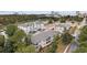 An aerial view of condos with screened in porches, located near the lake and only a short drive from the beach at 627 Bonaventure Dr. # 101, Myrtle Beach, SC 29577