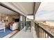 Balcony offering ocean views and seamless transition to interior living space. Enjoy outdoor dining and relaxation at 647 Norris Dr., Pawleys Island, SC 29585