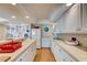 Kitchen with tiled countertops, and appliances at 647 Norris Dr., Pawleys Island, SC 29585