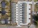 Aerial view showcasing newly constructed townhomes with well-maintained grounds and dedicated parking at 904 62Nd Ave. N # A, Myrtle Beach, SC 29572