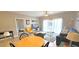 Inviting living area with an open floor plan, seamlessly connecting to the dining and bedroom at 1100 Commons Blvd. # 606, Myrtle Beach, SC 29572