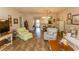 Inviting living room with hardwood floors and comfortable furnishings at 1221 Tidewater Dr. # 1922, North Myrtle Beach, SC 29582