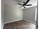 Empty bedroom with window and ceiling fan at 1274 Pinetucky Dr., Galivants Ferry, SC 29544