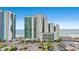 Beautiful high-rise condo building with ocean views and convenient parking, situated in a desirable coastal community at 201 S Ocean Blvd. # 1812, Myrtle Beach, SC 29577