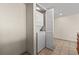Laundry space with a stacked washer and dryer unit at 201 S Ocean Blvd. # 1812, Myrtle Beach, SC 29577