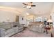 Spacious living room with neutral tones, ample seating, and an open layout at 550 Crusade Circle, Conway, SC 29526