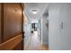 Inviting hallway with tiled floors leading to a condo with ocean views and modern appliances at 9550 Shore Dr. # 1026, Myrtle Beach, SC 29572
