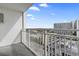 Balcony view overlooking nearby condo buildings and parking area at 1207 S Ocean Blvd. # 51006, Myrtle Beach, SC 29577