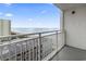 Breathtaking view of the ocean from a balcony overlooking the sandy beach at 1207 S Ocean Blvd. # 51006, Myrtle Beach, SC 29577