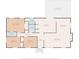 Detailed floor plan showcasing the layout of the primary bedroom, kitchen, and living room at 1287 Stalvey Ave., Myrtle Beach, SC 29577