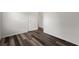 Hallway featuring updated flooring and neutral paint at 1287 Stalvey Ave., Myrtle Beach, SC 29577