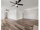 Bright living area with hardwood floors, modern ceiling fans, and ample space for entertaining at 1287 Stalvey Ave., Myrtle Beach, SC 29577
