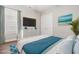 Bright bedroom with a large bed and modern décor at 1312 Ashboro Ct., Myrtle Beach, SC 29579