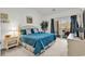 Cozy bedroom with a queen bed, balcony access and comfortable decor at 1525 Lanterns Rest Rd. # 304, Myrtle Beach, SC 29579