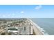 Breathtaking aerial view of the oceanfront condo complex and surrounding coastline at 1605 S Ocean Blvd. # 1114, Myrtle Beach, SC 29577