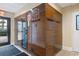 Community sauna room with wood paneling and easy access to the outside and changing areas at 1605 S Ocean Blvd. # 1114, Myrtle Beach, SC 29577