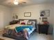 Cozy main bedroom with a comfortable bed, decorative accents, and relaxing ambiance at 187 S Reindeer Rd., Surfside Beach, SC 29575