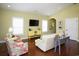 Relaxing living room featuring hardwood floors, comfortable seating and lots of natural light at 1965 24Th Ave. N, North Myrtle Beach, SC 29582