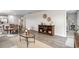 Inviting living room featuring modern decor, wood-style floors, and ample space at 204 Jeff Waters Circle, Longs, SC 29568