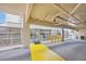 Secured access to an indoor pool facility, featuring a yellow safety line and translucent roof at 2507 S Ocean Blvd. # 802, North Myrtle Beach, SC 29582