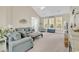 Spacious living area featuring vaulted ceiling, ample seating, and bright, airy atmosphere at 3148 Bayhaven Dr., Myrtle Beach, SC 29579