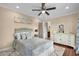 Guest bedroom with coastal-themed decorations and a calming, serene ambiance at 4387 Landing Rd., Little River, SC 29566