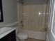 Bathroom includes vanity, toilet, and shower-tub combo at 4664 Southgate Pkwy., Myrtle Beach, SC 29579