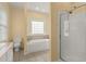 Bright bathroom featuring a tub, separate shower, toilet, and well-lit vanity at 6001 - 1125 S Kings Hwy., Myrtle Beach, SC 29575