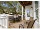 Outdoor deck showcasing ample seating with a dining table, perfect for entertaining guests at 6001 - 1125 S Kings Hwy., Myrtle Beach, SC 29575
