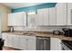 Bright kitchen with stainless steel appliances and subway tile at 6001 - 1125 S Kings Hwy., Myrtle Beach, SC 29575