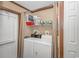 Convenient laundry room with a washer and dryer at 6001-Mh26 S Kings Hwy., Myrtle Beach, SC 29575