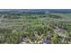 Aerial view of a beautiful home in a wooded neighborhood, with mature trees, golf course views and lush landscaping at 653 Whispering Pines Ct., Murrells Inlet, SC 29576